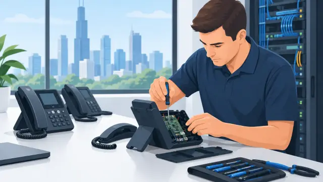 Schaumburg Office Phone Repair That Limits Downtime